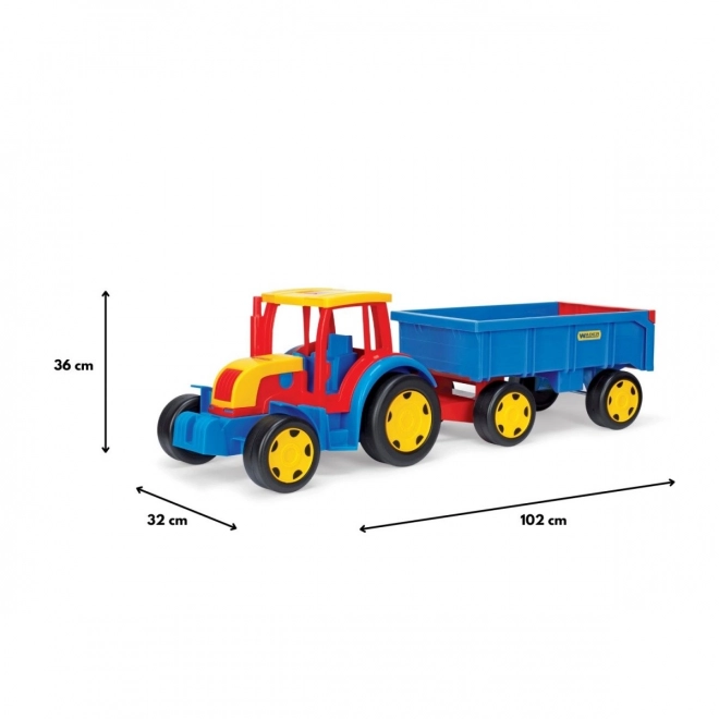 Tractor cu remorcă Gigant 100 cm