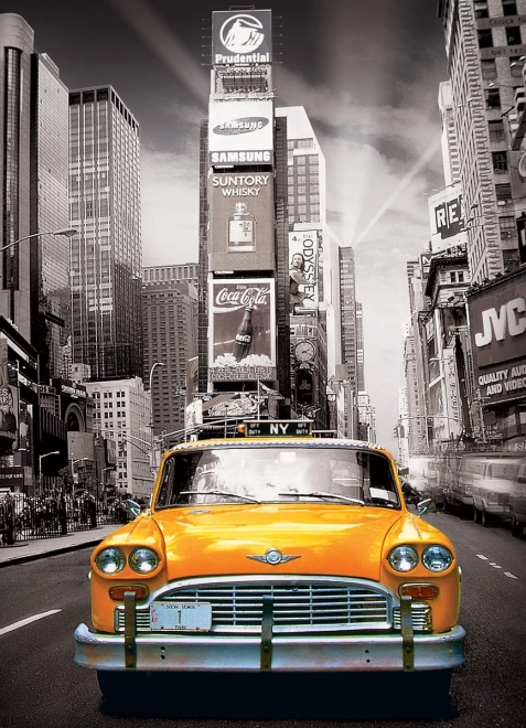 Puzzle Taxi Galben în New York 1000 piese