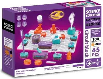 Set de Construcție Circuite Electrice 45 Piese