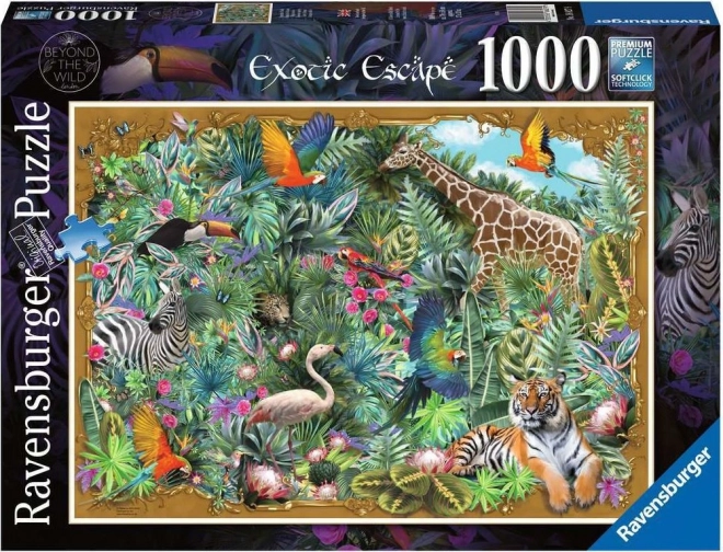 Puzzle Ravensburger evadare exotică 1000 piese