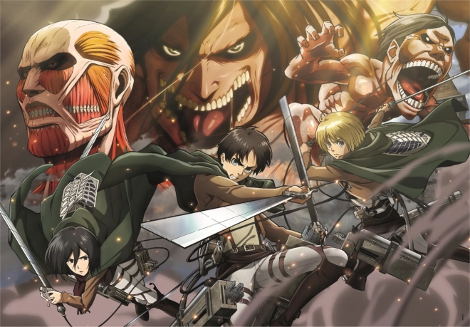 Puzzle Clemontoni colecția anime: Attack on Titans, 500 piese