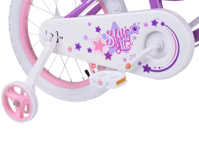 Bicicletă pentru fete Royalbaby Star Girl albastră – Violet