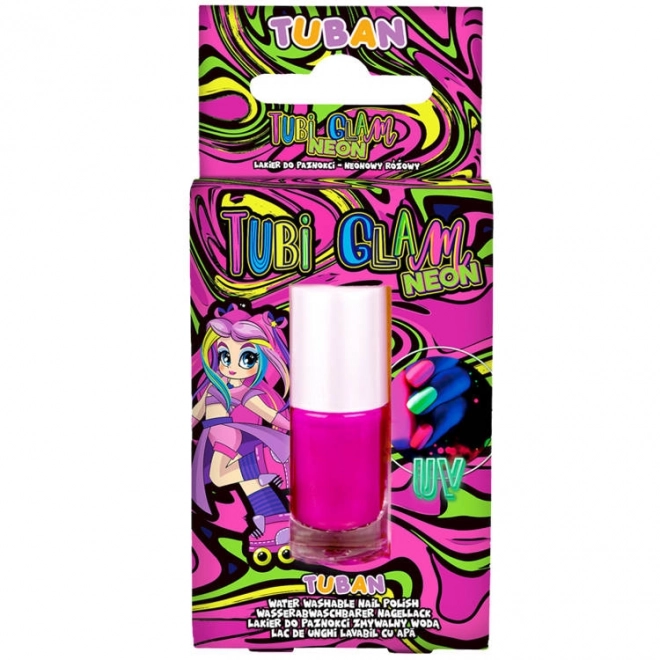 Lac de unghii Tubi Glam roz neon