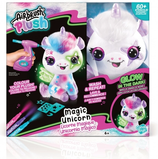 Studio de Aerograf – Unicornul Fermecat care strălucește în întuneric