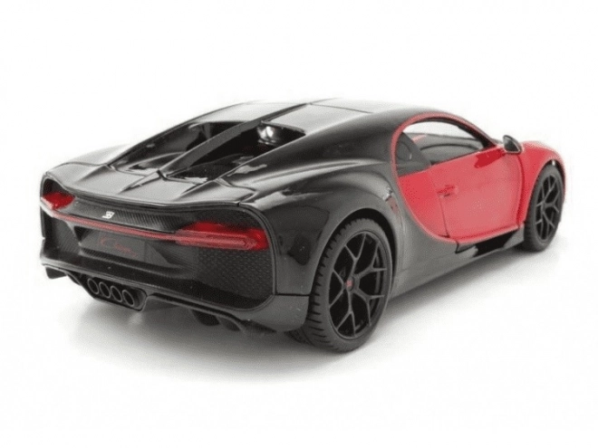 Model Bugatti Chiron Sport negru-roșu