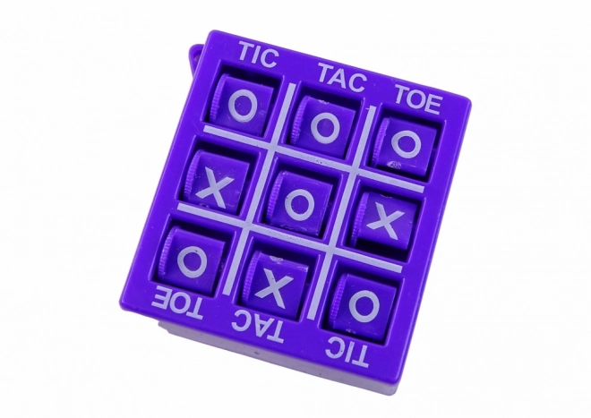 Joc X si O compact violet