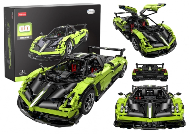 Mașină RC Pagani Huayra BC Verde de la Rastar, Set de Construcție