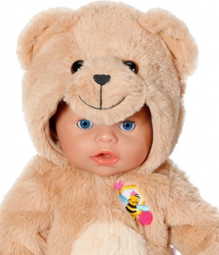 Glugă cu ursuleț și detalii drăgălașe