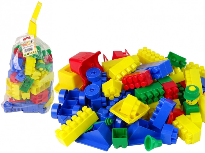 Set de construcție colorat K2 mediu 80 de piese