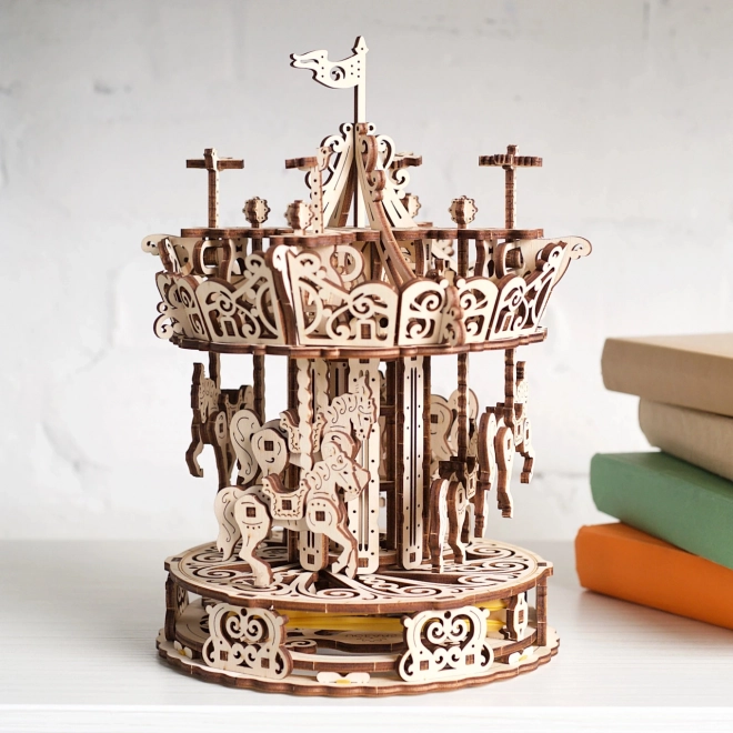 Puzzle 3D carusel Ugears