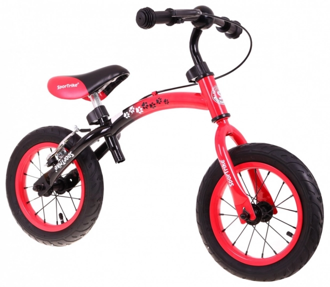 Bicicletă de echilibru pentru copii Boomerang SporTrike roșu