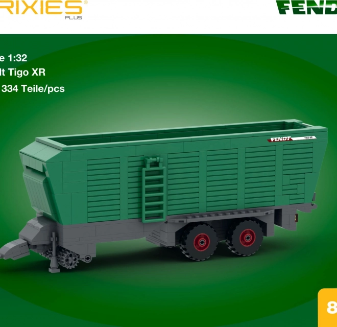 Set de construcție Brixies Plus Fendt Tigo XR