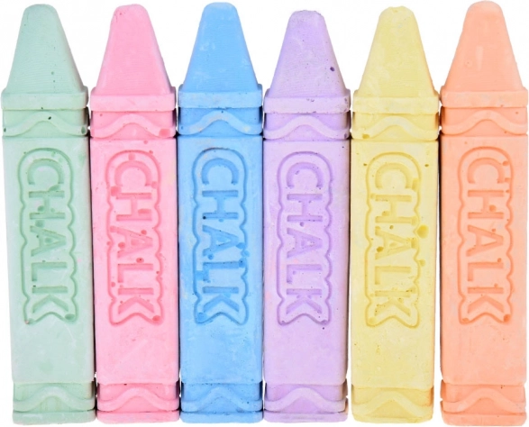 Creion colorat mare pentru desenat - 6 bucăți