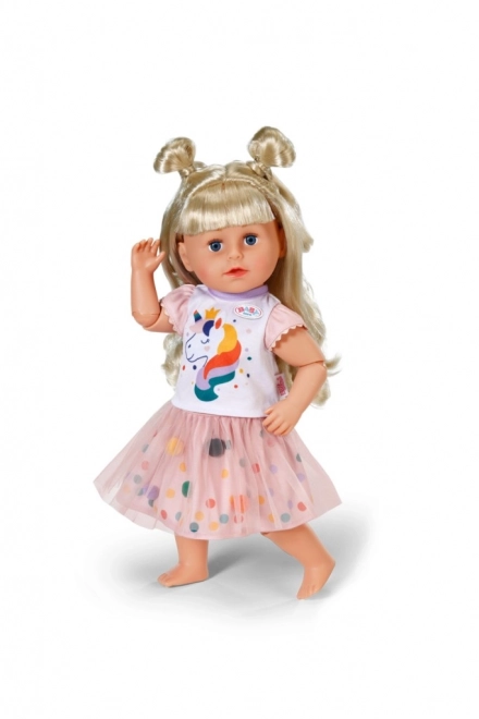 Rochițe tutu cu unicorni Baby Born pentru păpuși
