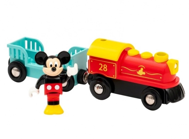 Tren cu baterii Mickey Mouse