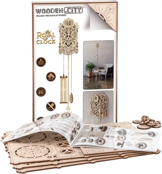 Puzzle 3D de lemn Ceasuri Regale
