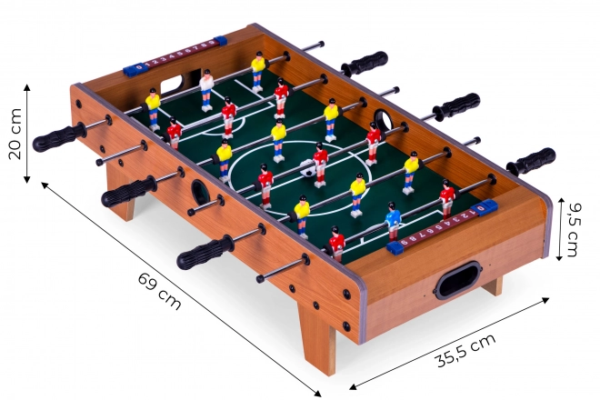 Mini fotbal de masă ECOTOYS 70x35 cm