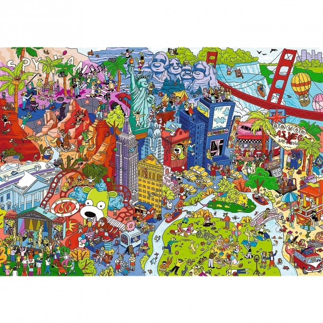 Puzzle 500 de piese Spy Guy Lost Items SUA