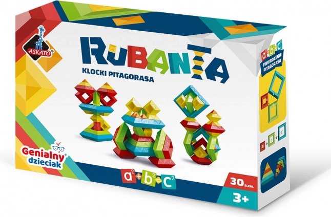 Cuburile lui Pitagora Rubanta – set educațional, 30 piese