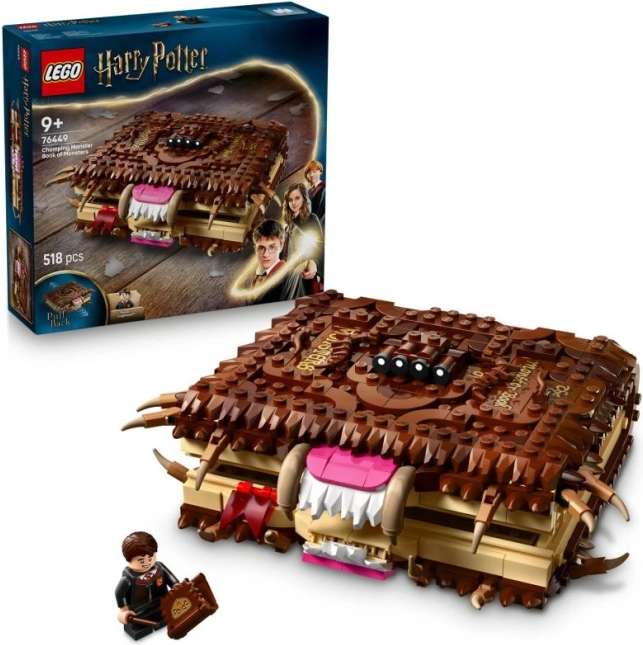 Cartea monștrilor cu cuburi LEGO Harry Potter