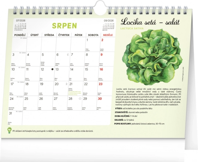 Calendar Notique lunar de planificare cu semințe 2026