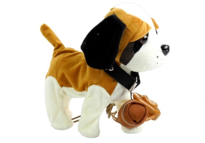 Puișor Interactiv Saint Bernard Cu Lesă și Căsuță