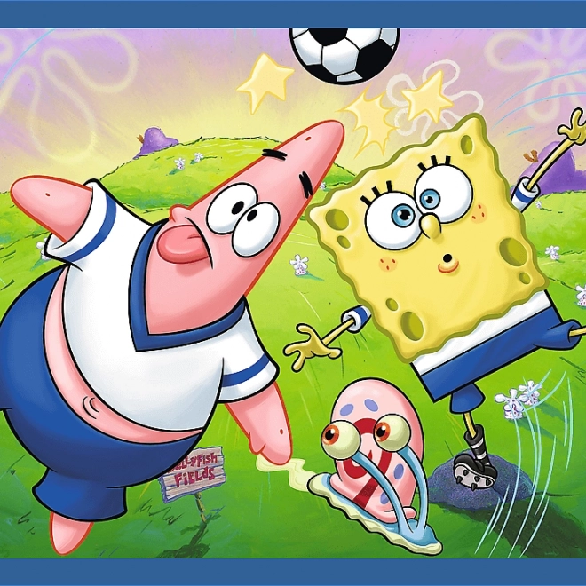 Puzzle Viața lui SpongeBob 4v1