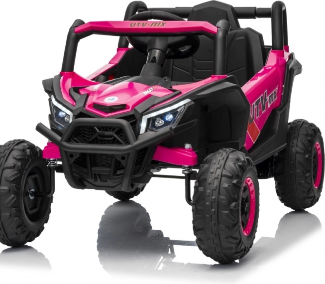 Automobil electric pentru copii Buggy Madman UTV-MX roz