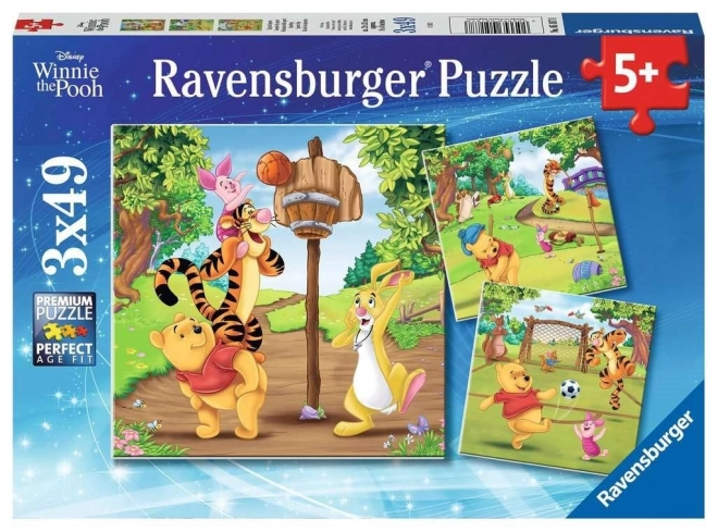 Puzzle Winnie the Pooh 3x49 piese