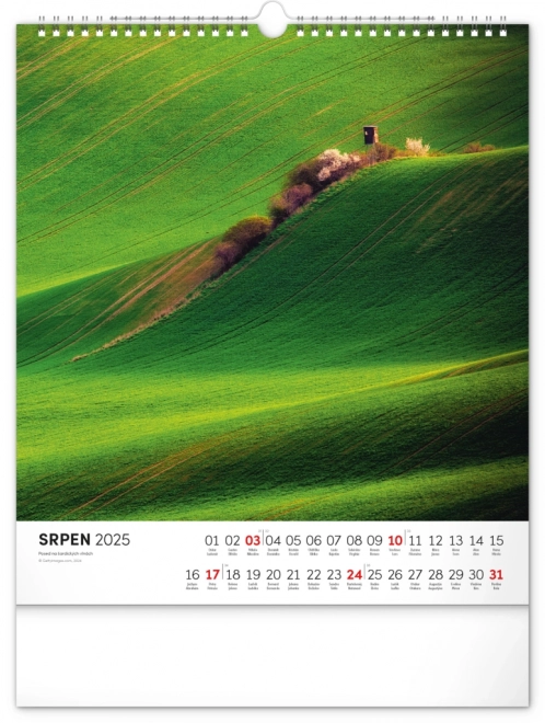 Calendar Perete Farmecele Toscanei Morave 2025