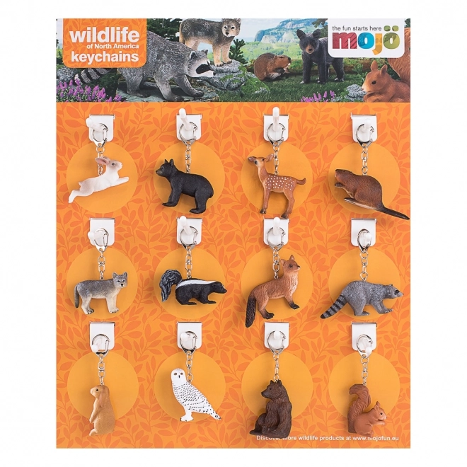 puzzle animale din pădure - set de brelocuri