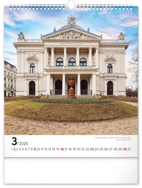 Calendar de perete Brno 2025