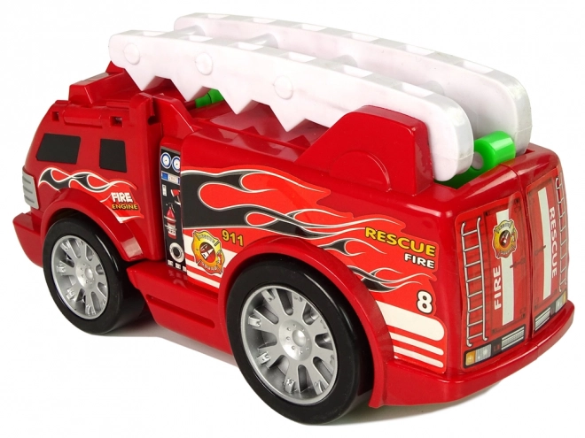 Auto Pompieri Transformare Dragon 2-în-1 Mașină de Pompieri