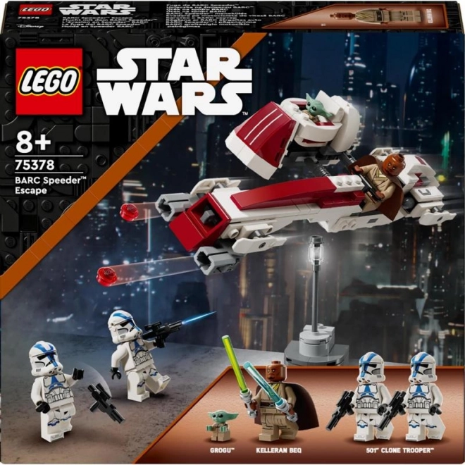 Evadarea pe speeder BARC LEGO Star Wars