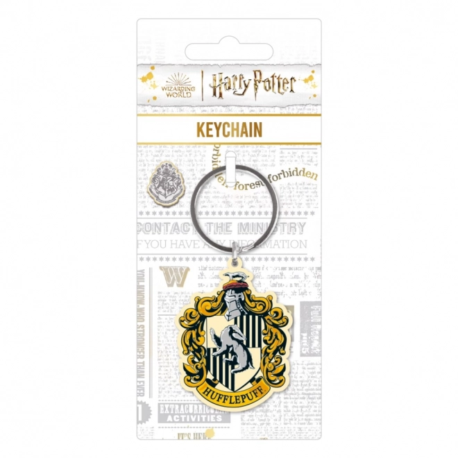 Breloc metalic Hufflepuff
