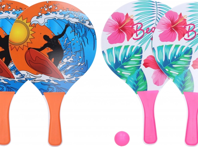 Tenis de plajă cu motiv stilat