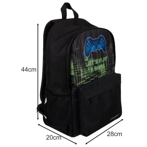 Rucsac școlar gamer cu sac de sport 22L