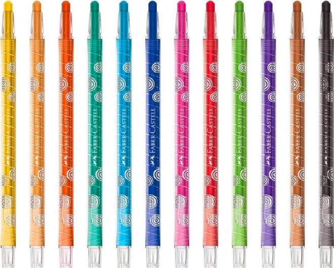 Voskovite Twist 12 culori Faber-Castell