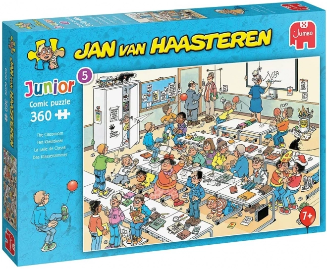 Puzzle classroom de Jan van Haasteren pentru JUMBO