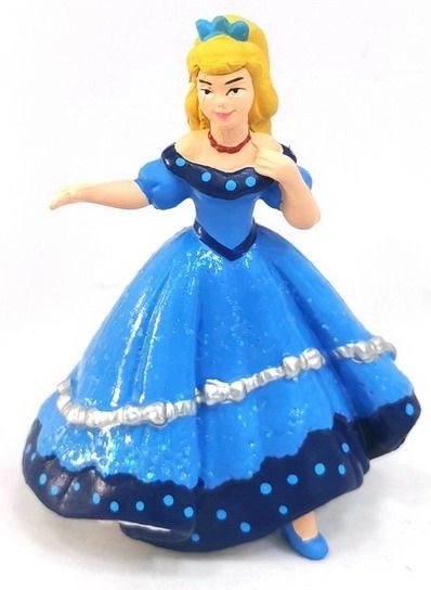 Figurina prințesă în rochie albastră