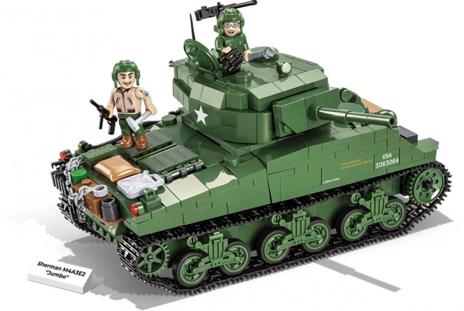 Set de construcție Sherman Jumbo Cobra King