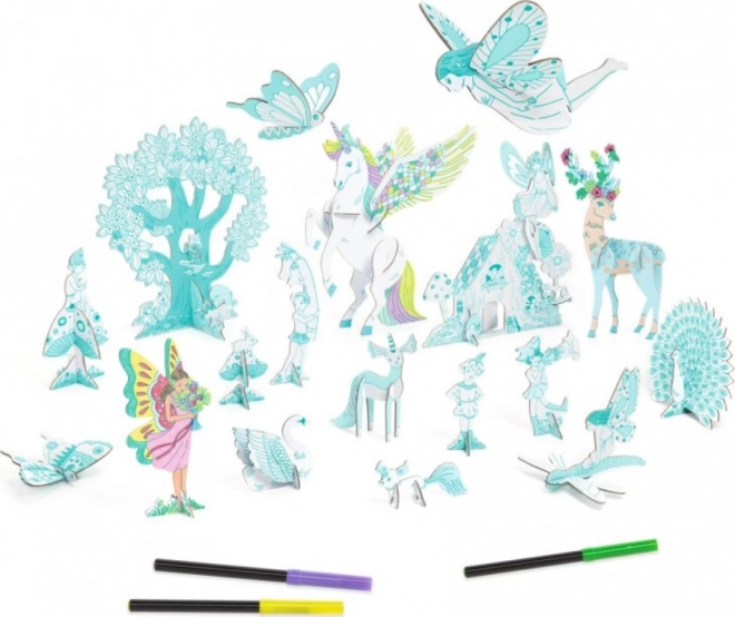 Set 3D lumea basmelor Djeco