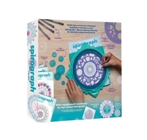 Set creativ Spirograf Mandala
