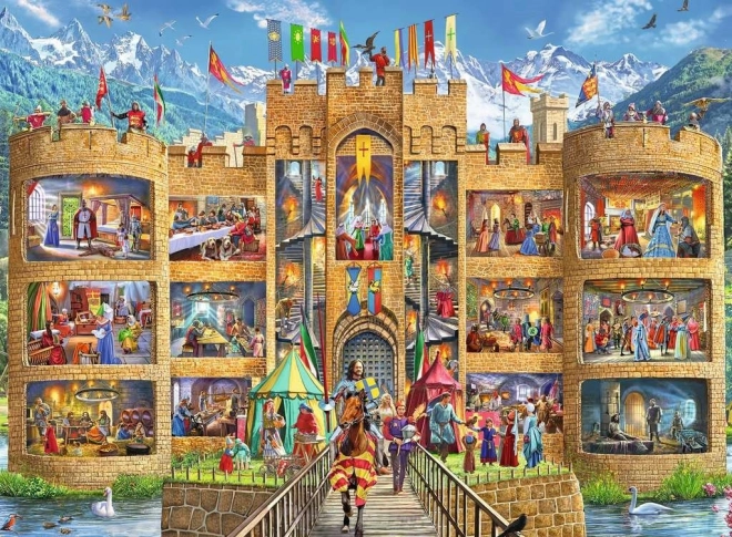 Puzzle XXL Castelul Cavalerului 150 Piese