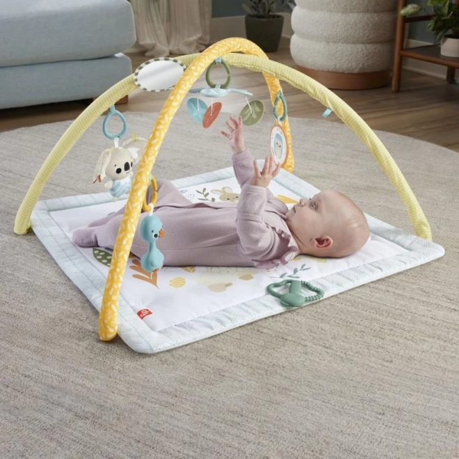 Plapumă de joacă cu jucării senzoriale Fisher-Price