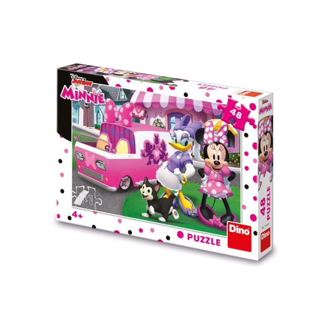 Puzzle Minnie și Daisy 48 piese