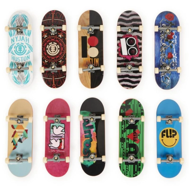 Cu colecția de 10 fingerboarduri