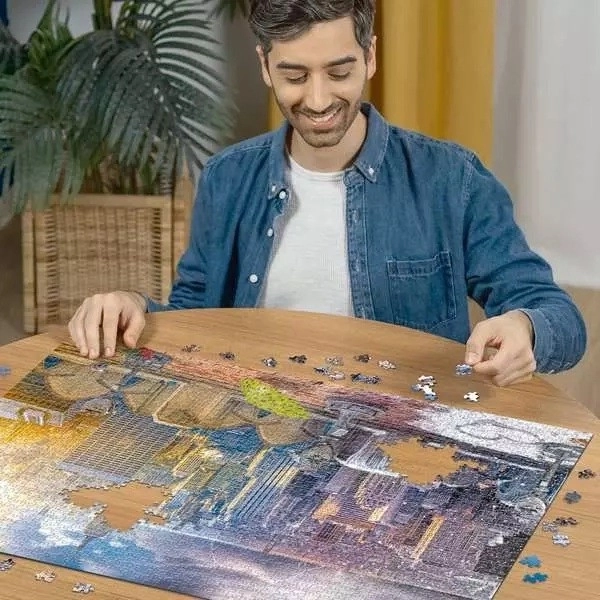 Puzzle Ravensburger 1500 Piese New York Vară și Iarnă