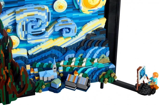 Lego Starry Night de Vincent van Gogh