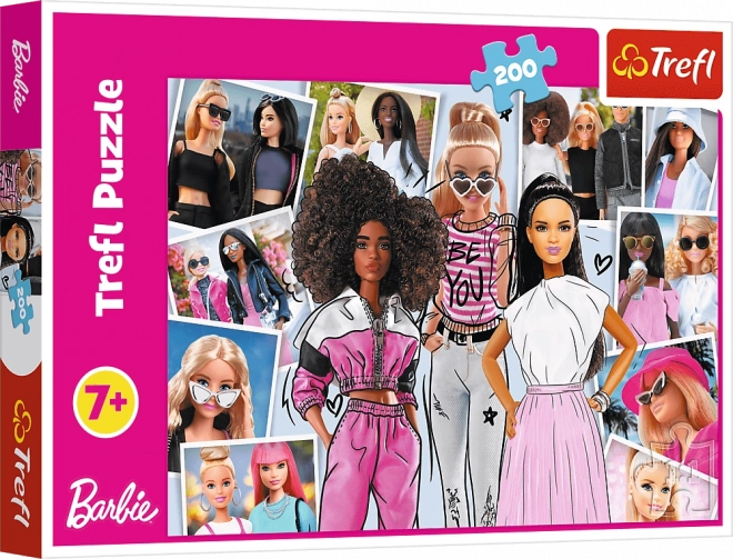 Puzzle 200 de piese în lumea Barbie